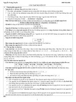 Các dạng bài tập chương Nguyên Tử  Hóa 10