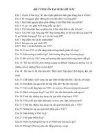 đề thi học sinh giỏi hóa học 10 THPT Trần Văn Thời