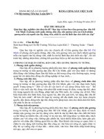 Bài thu hoạch học tập và làm theo tấm gương đạo đức Hồ Chí Minh năm 2013