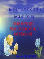 bài giảng thi giáo viên giỏi tỉnh 2013