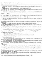 Đề cương vật lí 10 học kì 2