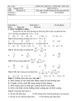 Kiem tra ky II-Toan 8
