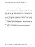 Luận văn đề tài thiết kế loa