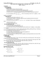 De cương ôn toán 9 kII