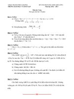 Đề thi học sinh giỏi toán 8 năm 2013-2014