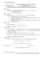 Đề thi HSG + Đáp án chi tiết khối 10 năm học 2012-2013