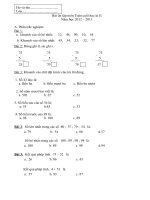 đề ôn tập cuối năm 2012-2013