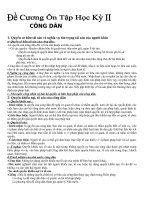đề cương ôn tập thi học kì II lớp 8