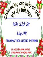 Tiết 32- Sử 9- Chiến dịch V Bắc Thu-Đông 1947