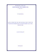 Quản lý chống thất thu thuế giá trị gia tăng và thuế thu nhập doanh nghiệp đối với các doanh nghiệp tại cục thuế tỉnh bắc ninh