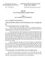 đề án vị trí việc làm