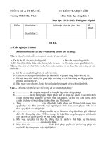 Đề kiểm tra HK II - GDCD 8 (ma trận + đáp án + đề)