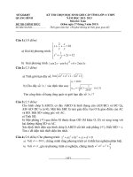 Đề thi HSG L11 Quảng Bình