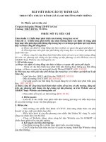 Phiếu đánh giá KĐCL  Nhóm I