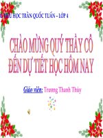 Sử dụng câu lệnh lặp