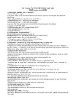 Đề Cương Ôn Thi HKII môn Ngữ Văn 9