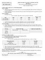 ĐỀ THI ĐỊA LÝ 12 HKII 2012-2013 (ĐỒNG NAI)