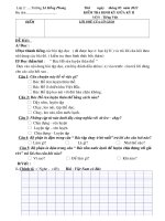 đề thi CKII-Hạnh