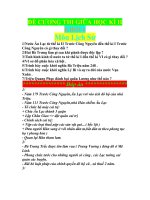 Đề cương ôn thi sử 6 THCS Lương Thế Vinh