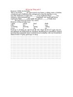 Đề ôn tập Tiếng Anh 4