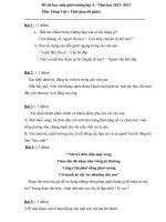 đề thi học sinh giỏi trường môn Tiếng Việt