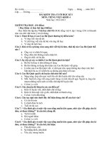 đề kiểm tra cuối kì II Toán - T Việt lớp 4 2012-2013