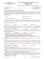 de thi thu hay co dap an