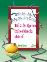Ôn tập: Tính chất cơ bản của phân số