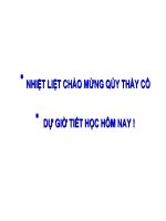 Ôn thi TN đại cương kim loại (t1)