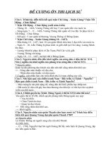 Đề cương lịch sử 7 KHII