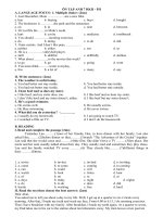 ĐỀ CƯƠNG ANH 7 HKII - P2