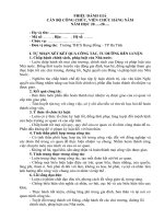 Phiếu đánh giá CB công chức hằng năm