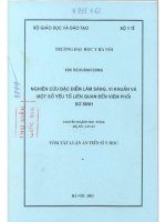 Nghiên cứu đặc điểm lâm sàng, vi khuẩn và một số liên quan đến viêm phổi sơ sinh