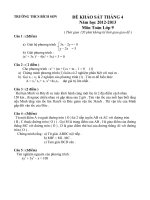 de khao sat LOP 9(THANG 4)