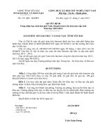 kết quả thi toán Interrnet cấp tỉnh năm 2012-2013