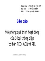 báo cáo tiểu luận lập trình mạng mô phỏng quá trình hoạt động của 3 loại thông điệp cơ bản req  rel và acq