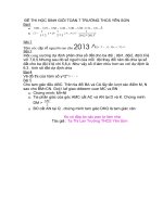 đề thi toán hoc sinh giỏi lớp 7 trường THCS Yên Sơn