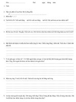 bài ôn cuối kì 2