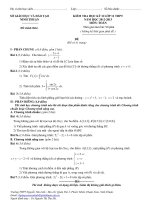 KIỂM TRA HỌC KÌ 2 KHỐI 12-SỞ GĐT NINH THUAN