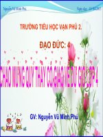 bài 14 BẢO VỆ MÔI TRƯỜNG chuẩn