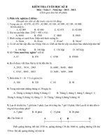 ĐỀ KIỂM TRA CUỐI HỌC KÌ 2 LỚP 3 NĂM HỌC 2012-2013