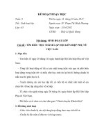 sinh hoạt lớp tuần 9