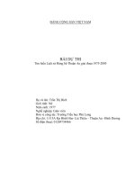 Bài dư thi Tìm hiểu Lịch sử Đảng