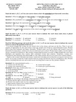 Đề Thi HK 2 (12CB) Sở GD-ĐT Lâm Đồng