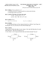 Đề thi học sinh giỏi toán lớp 3