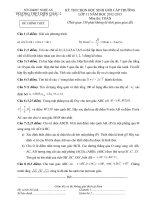 đề thi  dap an hoc sinh gioi 11 2012-2013 THPT Diễn châu 2 nghe an