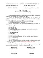 Giấy ủy quyền của hiệu trưởng