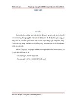 Ứng dụng công nghệ mbbr trong xử lý nước thải sinh hoạt_ĐHBK Hà Nội