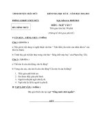 đề kiểm tra ngữ văn 7 HKII huyện châu đức