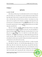 nghiên cứu ảnh hưởng của kim loại nặng nên cây rau muống